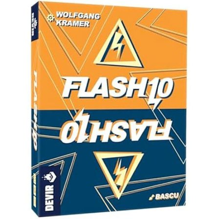 Brætspil - DEVIR - Flash 10 - Hurtigt kortspil - 2 til 5 spillere - Fra 8 år