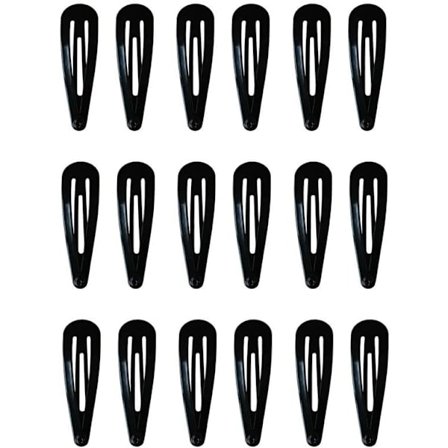 20 Pakke Hårspenner, 2 Tommers Metall Hårspenner, Barnespenner Jenters Hårtilbehør, Spenner Kvinner Metall Snap Hårspenner