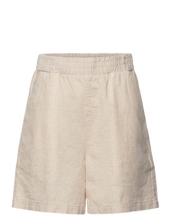 Nlnhill Shorts Shorts Sweat Shorts Beige LMTD*Betinget Tilbud