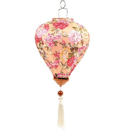 Blomstermønstret Lanterne Vietnam Lanterne Mid-høst Silke Lanterne