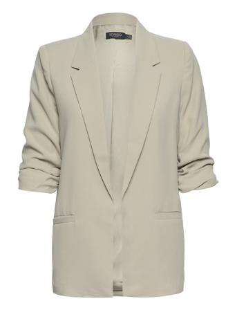 Slshirley Blazer Blazers Single Breasted Blazers Beige Soaked In Luxury
