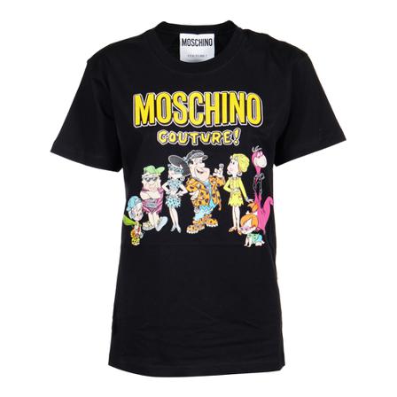 Moschino T-Shirts svart, Dam, Dam, Storlek: M