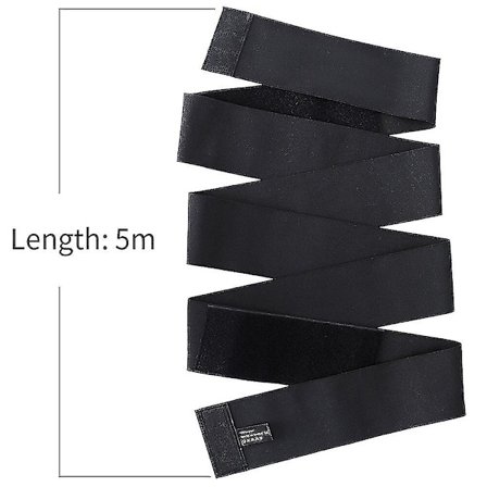 Dambandage Wrap Waist trainer Shapewear Bälte Bantning Mage Wrap Bälte Resistance Band Spänne Magkontroll Korsett Kroppsform, 10cm Vanlig 5m