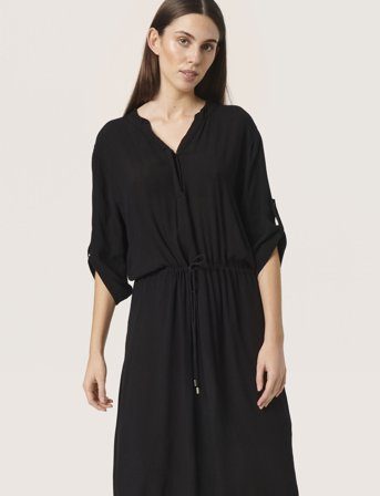 Soaked in Luxury Slzaya Dress - Black - XL