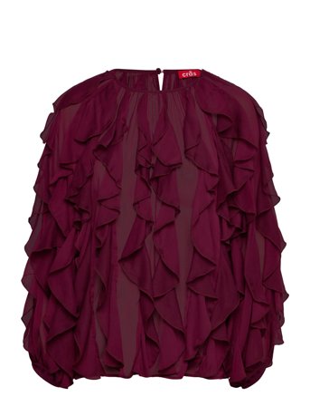 crās Ryacras Blouse - Burgundy - 34