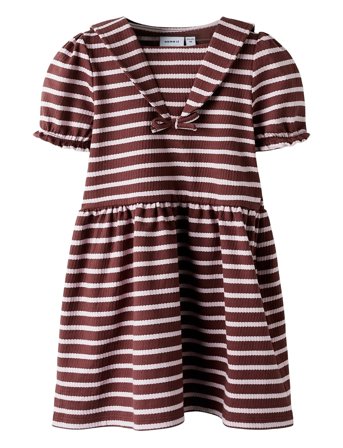 Nmfkattie Ss Dress Brown Name It