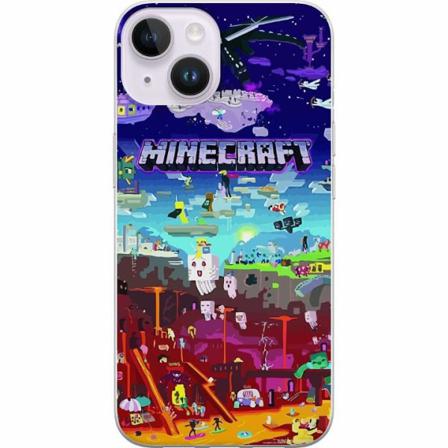 Apple Iphone 14 Mjukt Skal - Minecraft