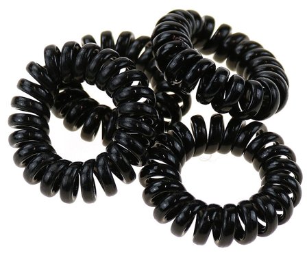Senze Tele elastikker Sort, Hår, Hårpynt, Hårelastikker