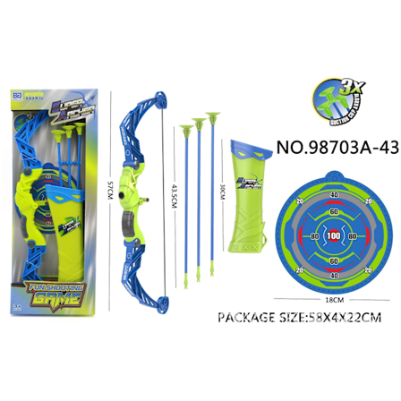 57 cm blå blå pil Clip Version Color Box