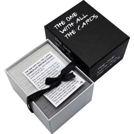 Den med alle kortene for Venner TV-boks Mot Venner Kortspill Gjett spillkort Kortspill for tenåringer og voksne å leke med hverandre