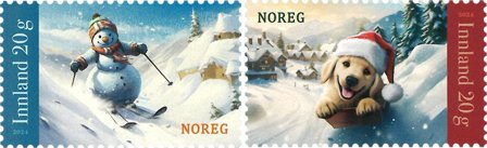 Norge - Julen 2024 - Postfrisk sæt 2v