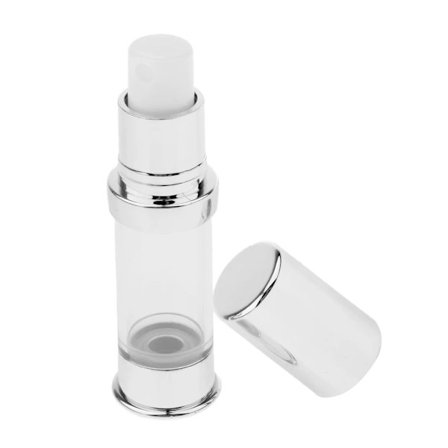 Sterila lufttomma pumpflaskor, påfyllningsbara behållare för kosmetisk balm och serum