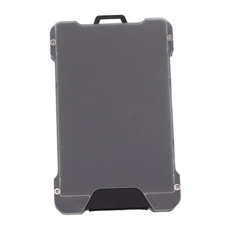 Smal Transparent Brickhållare Anti Avmagnetisering Aluminiumplånbok Svart