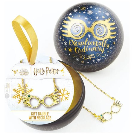 Harry Potter Joulupallo Luna Lovegood kaulaketjulla
