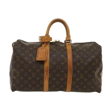 Louis Vuitton Vintage Louis Vuitton Keepall 45 brun, unisex Vintage Väskor, unisex, Storlek: ONE SIZE