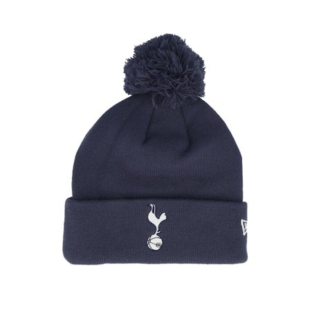 New Era - Azul pom Beanie - Tottenham Hotspur Essential Bobble Navy Pom @ Hatstore