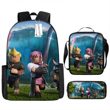 Trykt rygsæk skuldertaske penalhus mænd og kvinder studerende varmeoverførsel stor kapacitet rygsæk tegneserie børns rygsæk