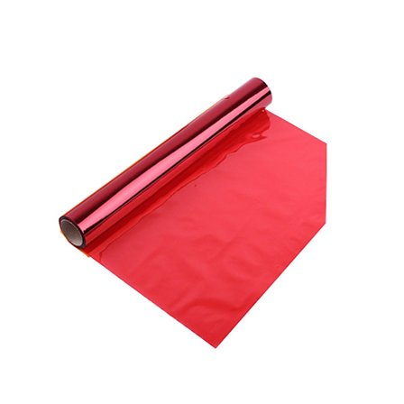 1 Rulle Dekorativ Lys Farvet Cellofan Emballage Rulle Plastik Visuel Effekt Cellofan Rulle Til FestBY