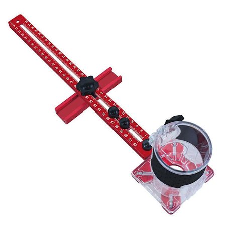 4-i-1 Router Frässpårfäste - Skåpbeslag Jig Router Cirkelsåg Jig Punch - Router Frässpårfäste