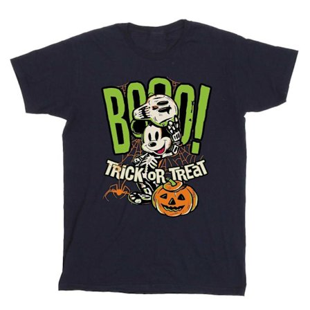 Disney Pojkar Boo Bus eller Godis Musse Pigg Bomulls T-shirt 12-1