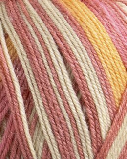 Garn Sox Merino 4 ply 100g Orange/röd