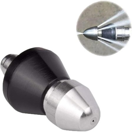 Højtryksdyser i rustfrit stål til kloakrensning, trykdyser til afløb