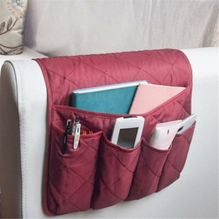 Fickförvaringsväskor Soffa Fåtölj Armstöd Caddy Multifickor Organizer Hållare Påse