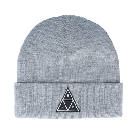 HUF - Grey cuff Beanie - Beanie Grey Heather Cuff @ Hatstore