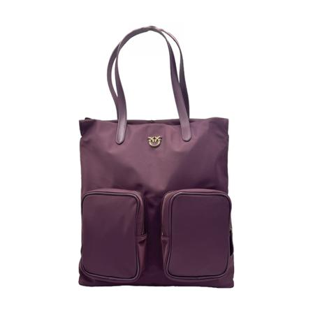 Pinko, Tote Bags Paars, Dames, Maat:ONE Size