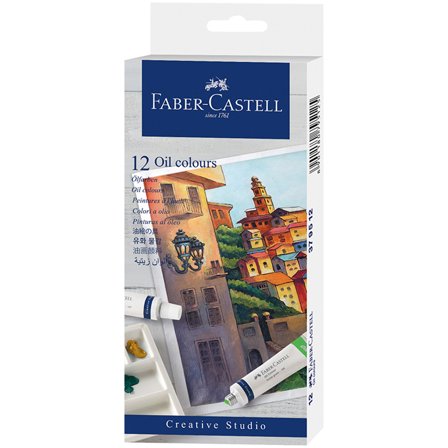 Faber-Castell Starter set oil colors 12-set