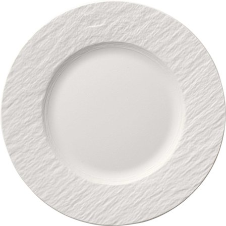 Villeroy & boch Manufacture Rock Blanc Salattallerken - Råhvid | KitchenOne