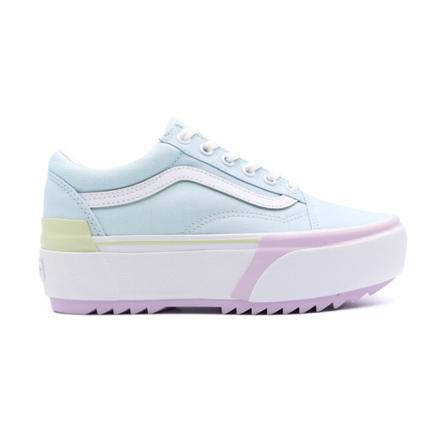 Vans UA Old Skool Stacked Schoenen , Blauw , Dames , Maat: 36 EU