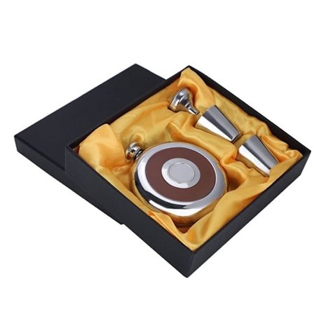 Viini- ja viskilasien setti, kannettava 5 oz/150 ml, miesten, ruskea