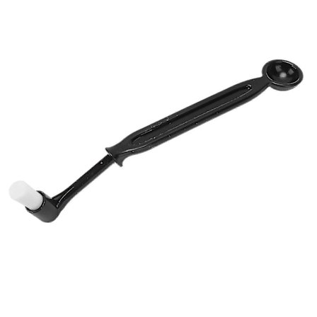 Sort Plast Kaffemaskine Hovedrengøringsbørste - Multifunktionelt Bryggehovedrengøringsværktøj til Hjemmet