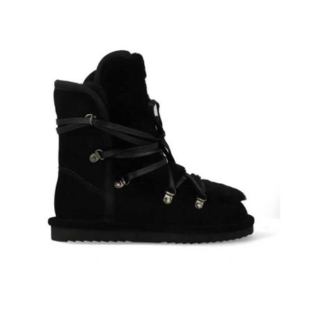 Warmbat Pantoffels Moonbi Zwart , Zwart , Dames , Maat: 40 EU