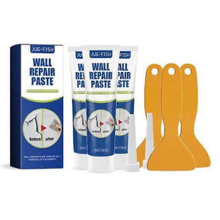 1-3 sæt vægreparationspasta, hvid vægreparationsgips til hjemmet til at dække skimmelflekker og renovering