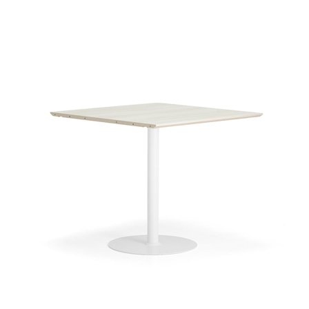 Table METRIC, middle unit, 1000X1000x900 mm, white/ash