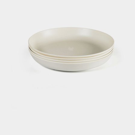 Muoviramenlautaset Light My Fire RamenPlate Cream, Ø20 cm, 4-pack