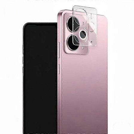 För Realme 14 5G Kameralinsskydd WANLONFENG Full Täckning HD Klar Linsfilm med Rengöring