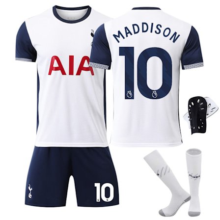 2425 Tottenham Hotspur Hjemmefotballdrakt MADDISON Med sokker+Beskyttelsesutstyr