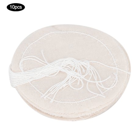 10 stk. genanvendelige kaffefiltre i bomuld til husholdningsbrug, udskiftning til hævertkande