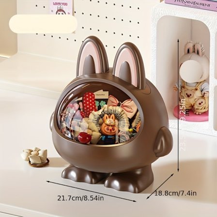 Söt Djävul-Formad Skrivbordsorganisatör – Söt Förvaringslåda i Plast med Horn för Bord, Badrum & Kontor