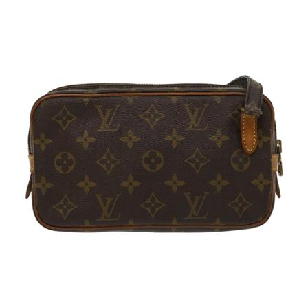 Louis Vuitton Vintage, Louis Vuitton Pochette Marly Bruin, Dames, Maat:ONE Size