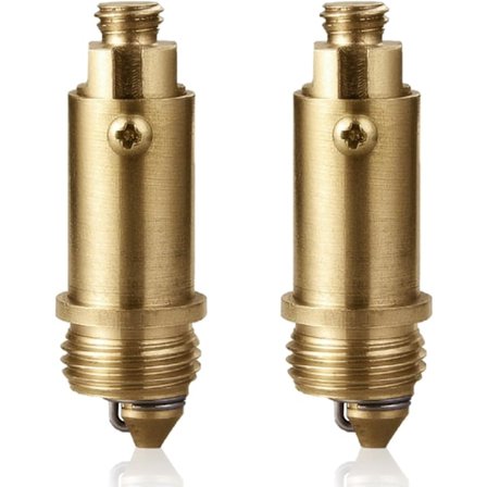 2 stk. Pop-up Spring Bolt til servant, Messing Servantbolt, Avløpsfjærkjerne, Badekar Servantpropper, Fjærbelastet Messingplugg, Ba