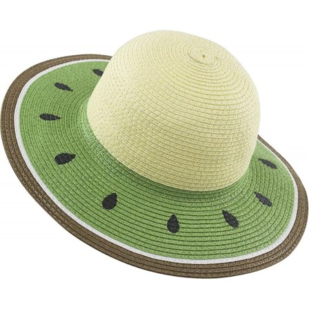 Flicksolhatt i papper med bred brätte för flickor