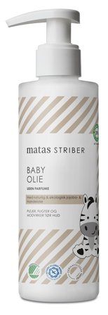Matas Striber Baby Olie Uden Parfume, Skincare, Skincare Til Børn, Babyolie