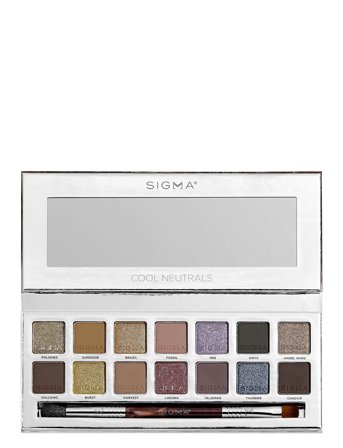 SIGMA Beauty Cool Neutrals Eyeshadow Palette - Nude - 16 G