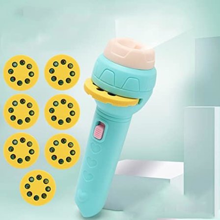 Slide Projector Ficklampa, Zooma in och ut bilden, C