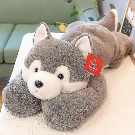 Painotettu ahdistusdinosauruksen pehmolelu heittotyyny/söpö dinosauruksen täytetty eläinten nukke pojille tytöille-erinomainen [DB] huskies 30cm 11.8 