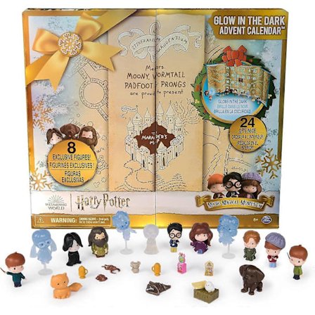 Wizarding World Harry Potter Selvlysende Julekalender, Blind Box-dekorasjon, Akryl-anheng